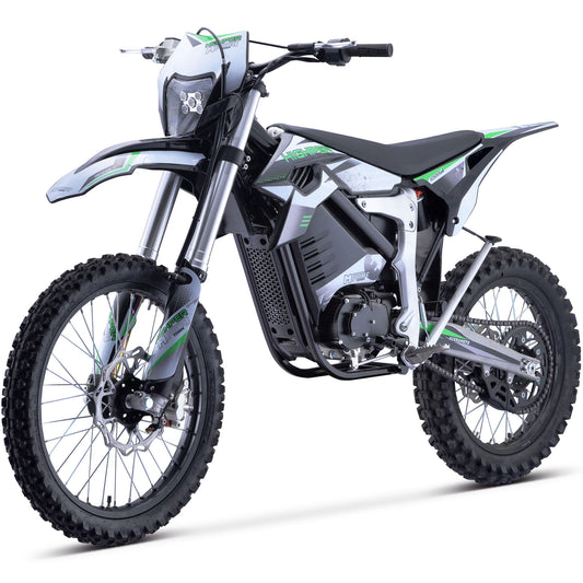MotoTec Venom 72 V 12,000 W Electric Dirt Bike – White