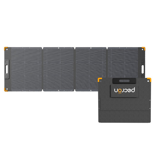 PECRON PV200 200W Portable Solar Panel – Waterproof IP67, High-Efficiency Monocrystalline