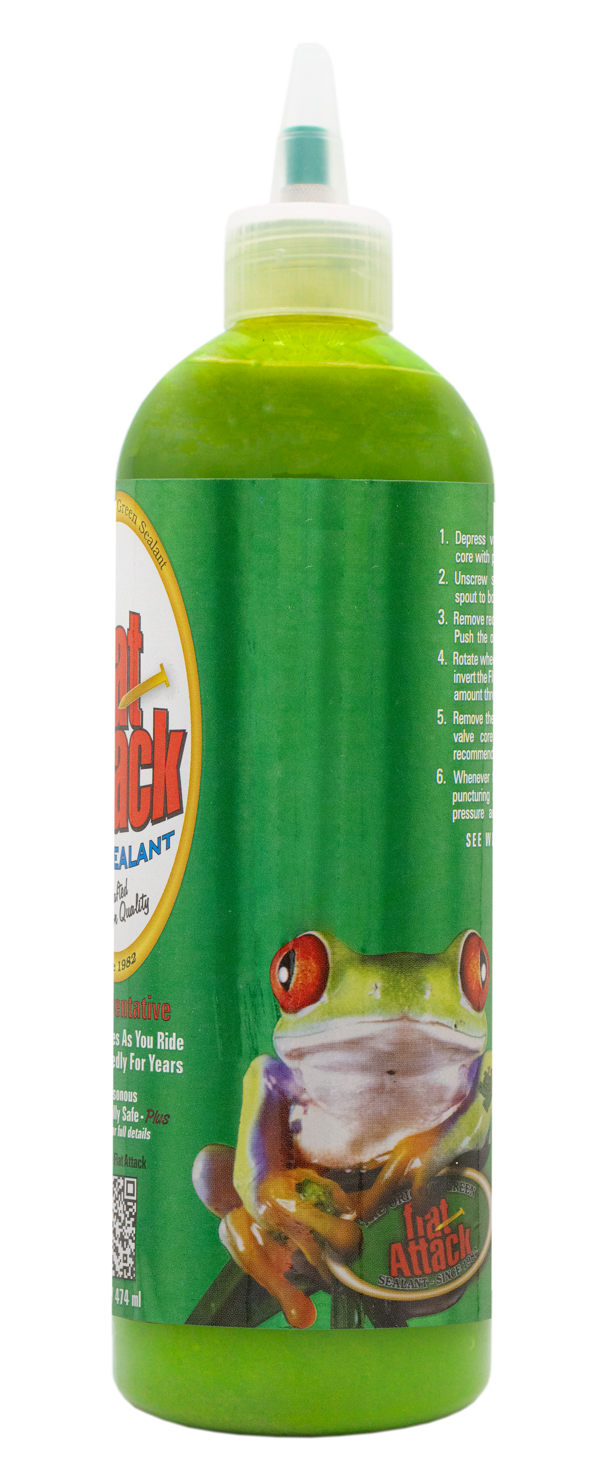Flat Attack Bicycle Tire Sealant 16oz Bottle