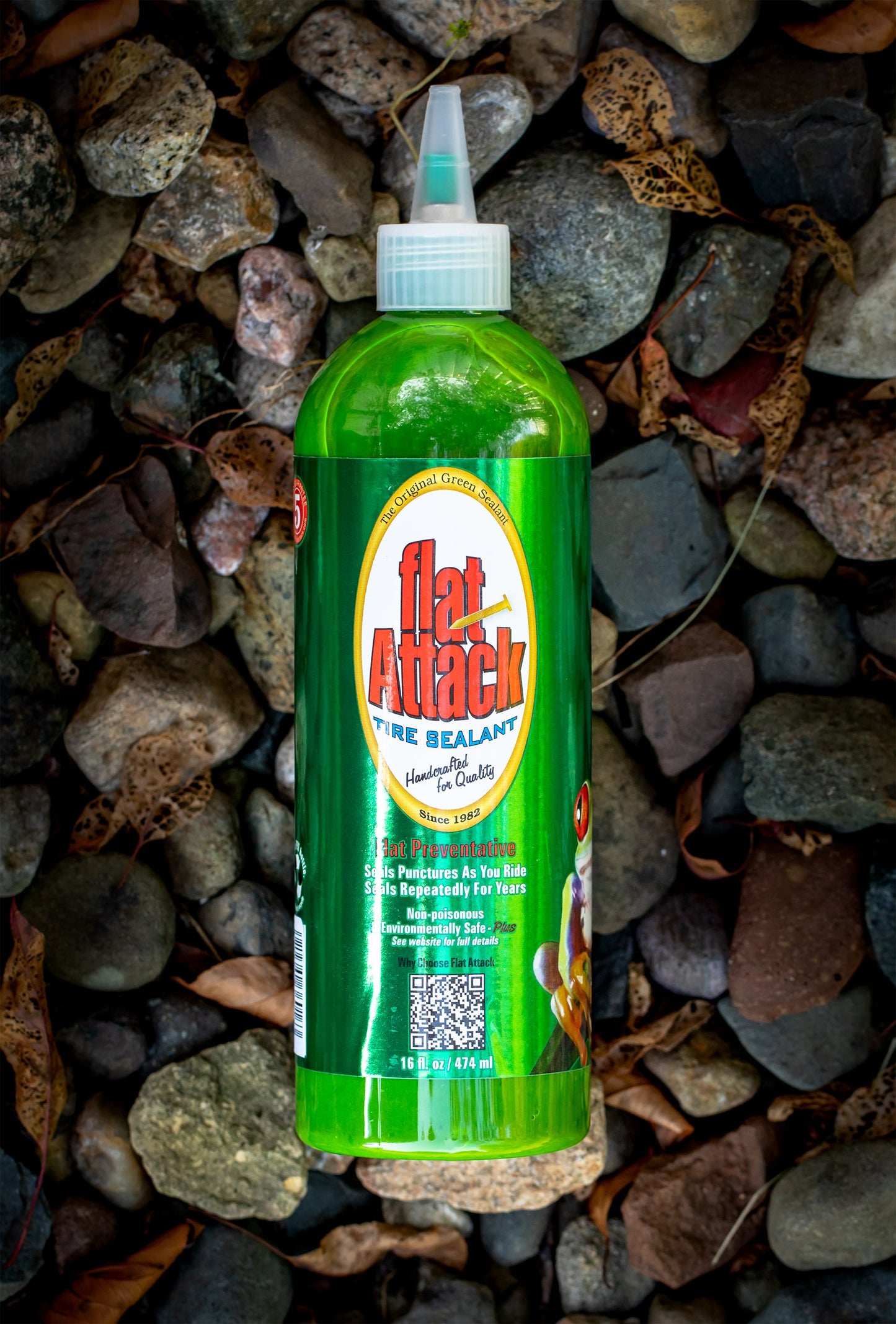 Flat Attack Bicycle Tire Sealant 16oz Bottle