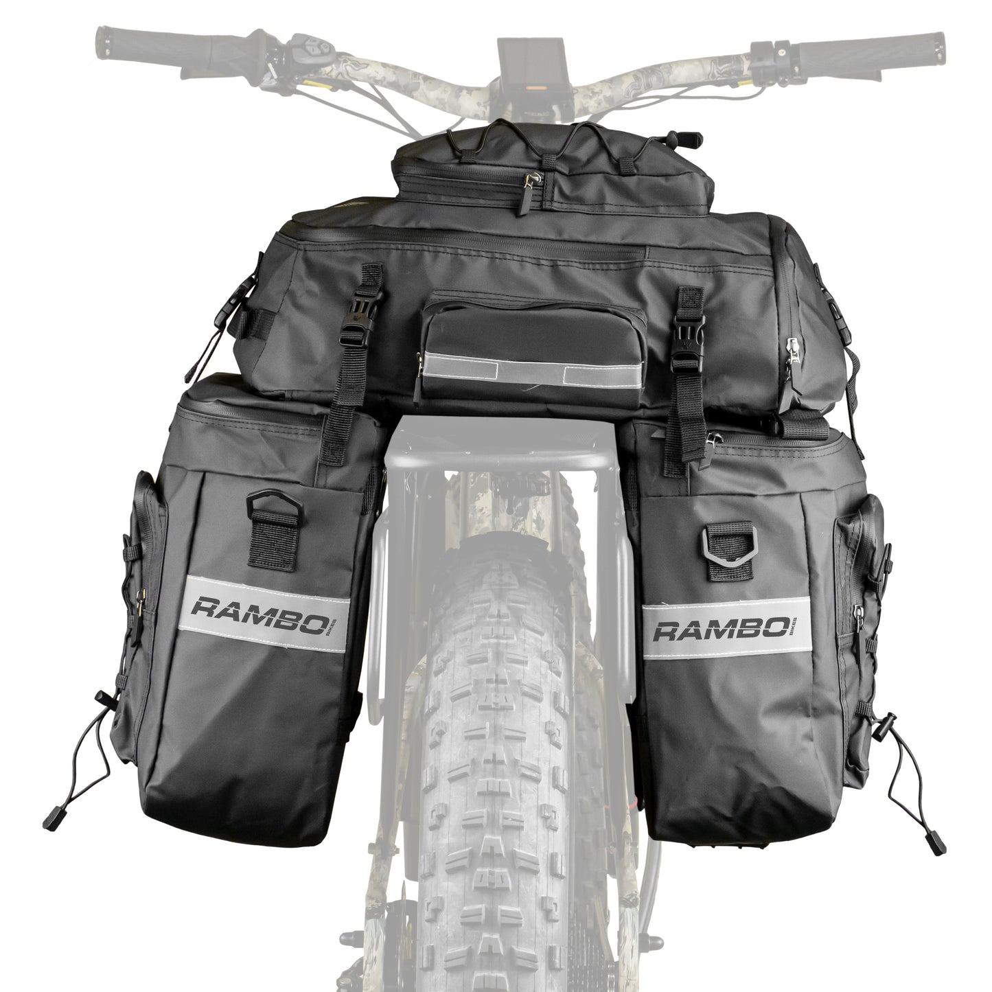 Rambo Bikes R161 Triple Accessory Saddle Bags