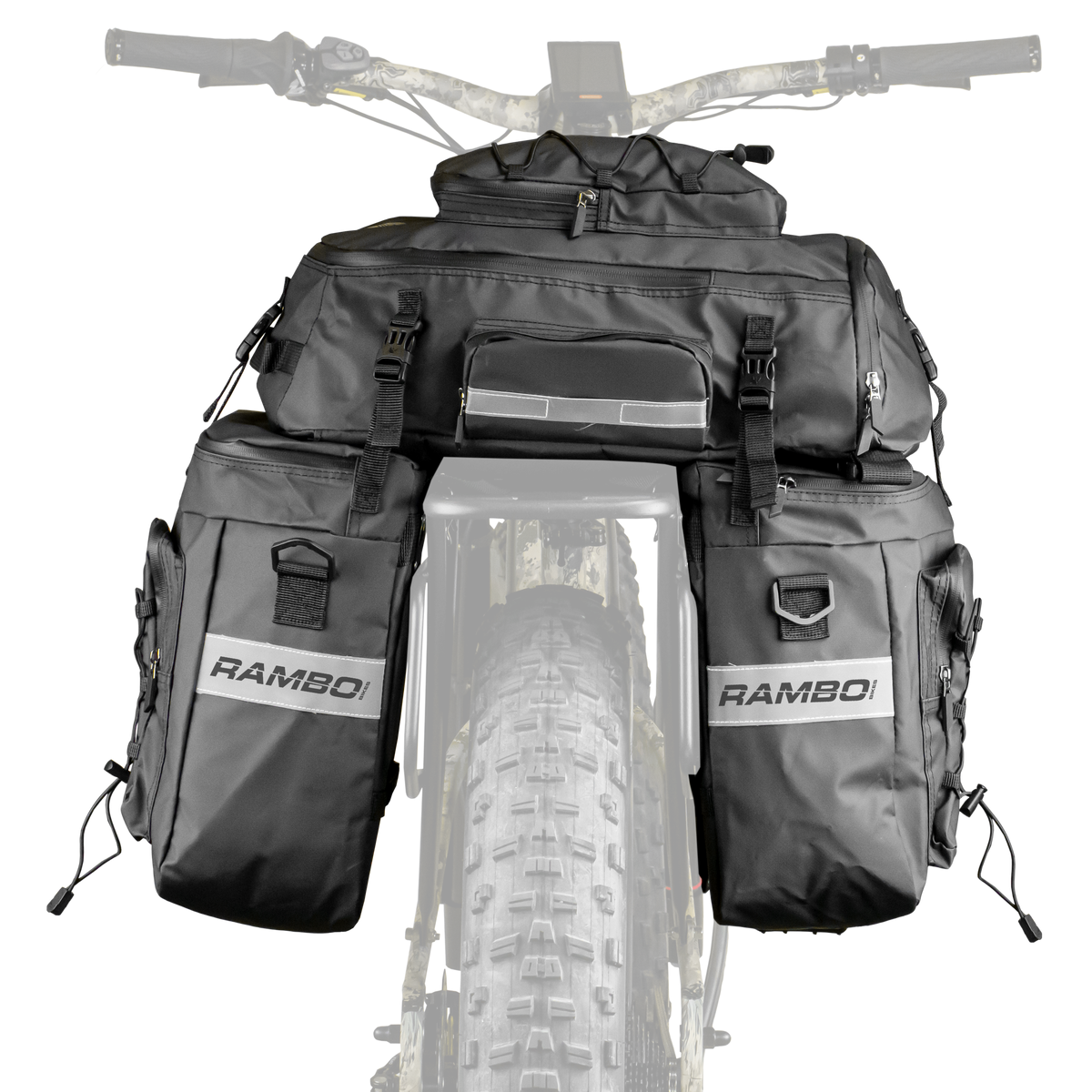 Rambo Bikes R161 Triple Accessory Saddle Bags