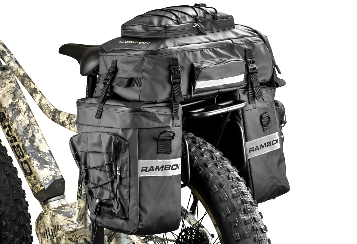 Rambo Bikes R161 Triple Accessory Saddle Bags