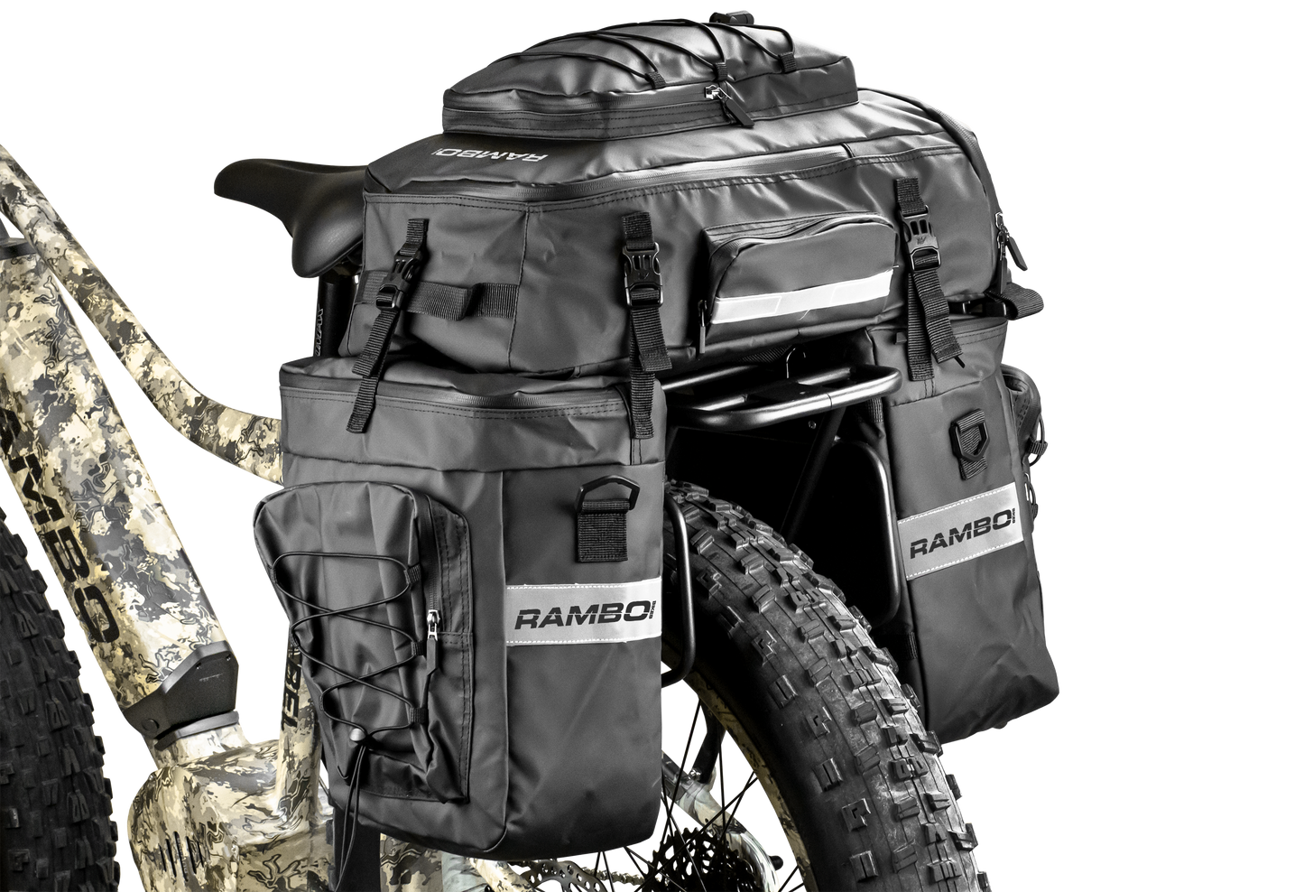 Rambo Bikes R161 Triple Accessory Saddle Bags