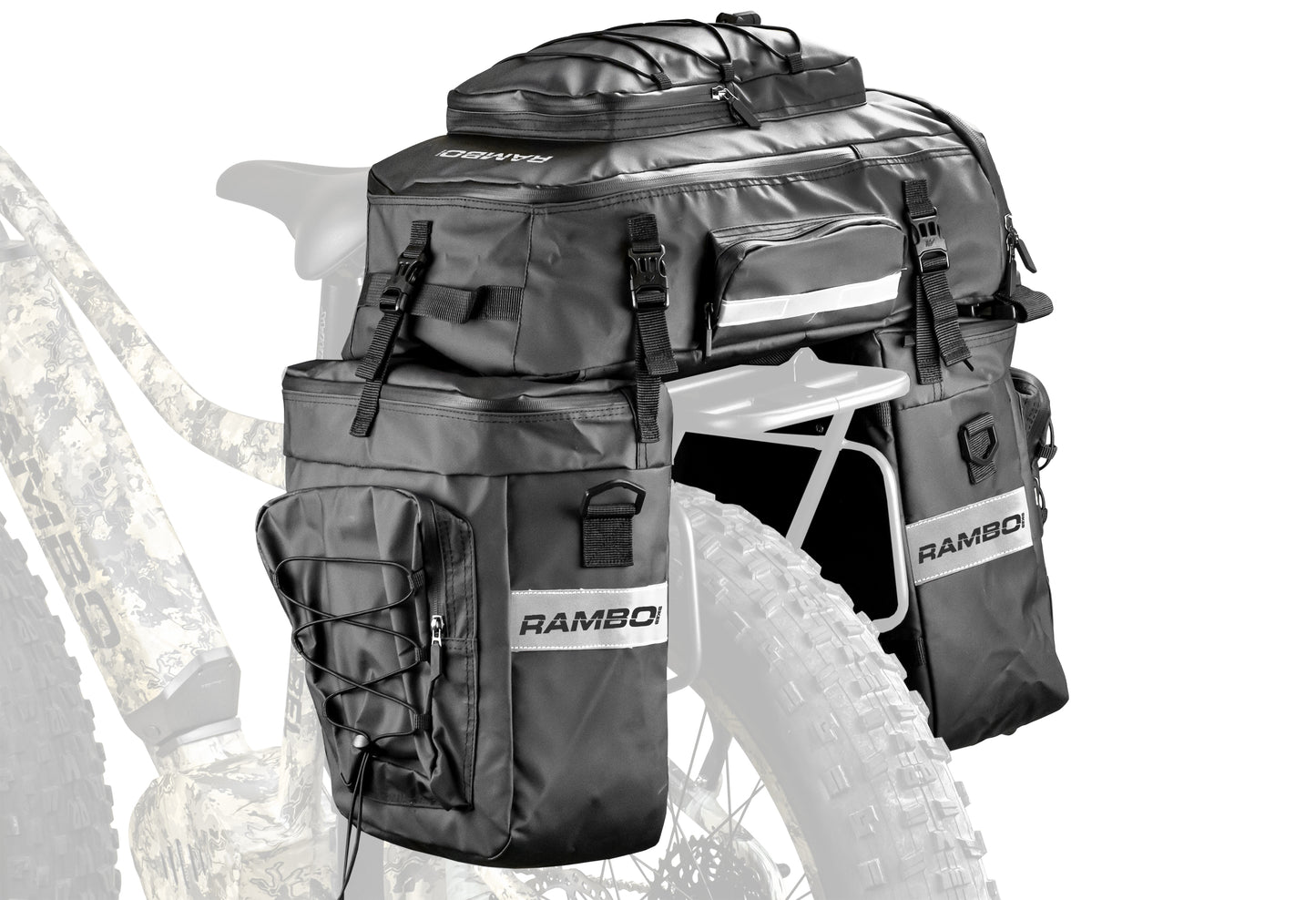 Rambo Bikes R161 Triple Accessory Saddle Bags