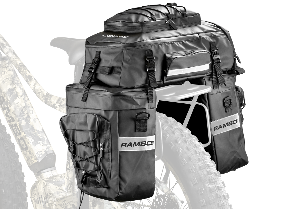 Rambo Bikes R161 Triple Accessory Saddle Bags
