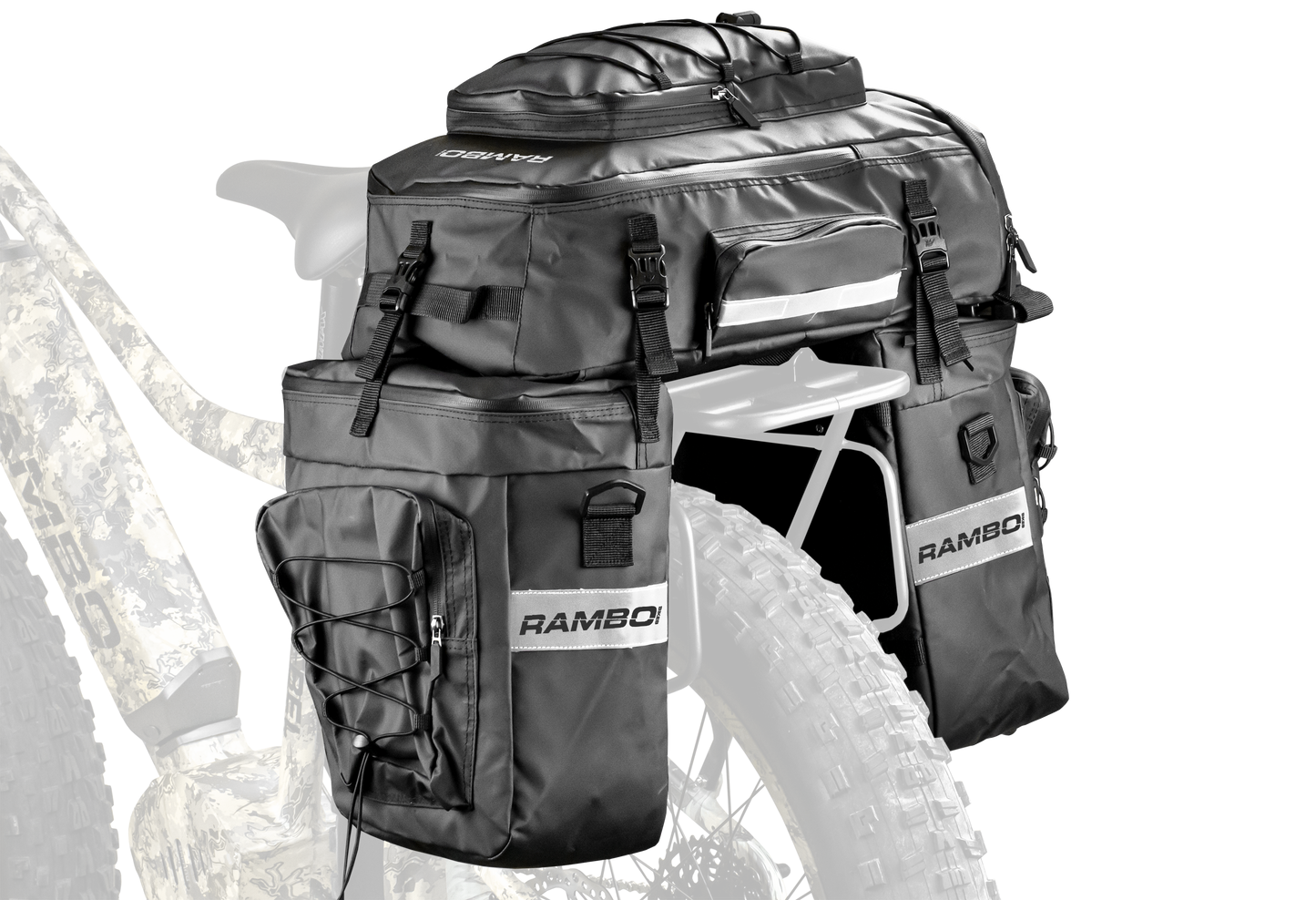 Rambo Bikes R161 Triple Accessory Saddle Bags