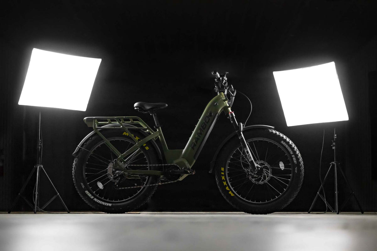 Rambo - Rebel 2.0 1000W Mid Drive Electric Hunting Bike - REB2.0