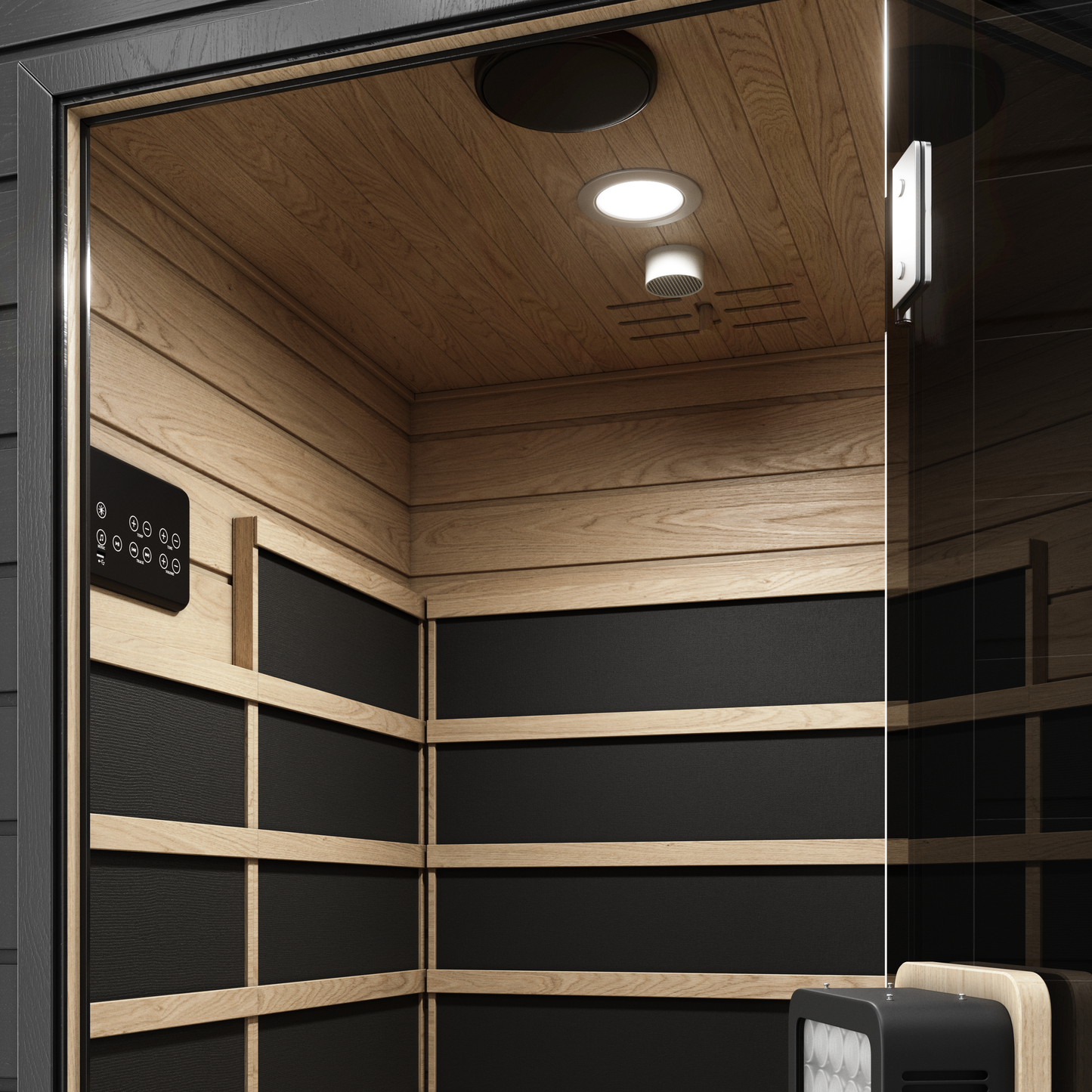 SaunaBox® Solara – Full Spectrum Low-EMF Infrared Sauna