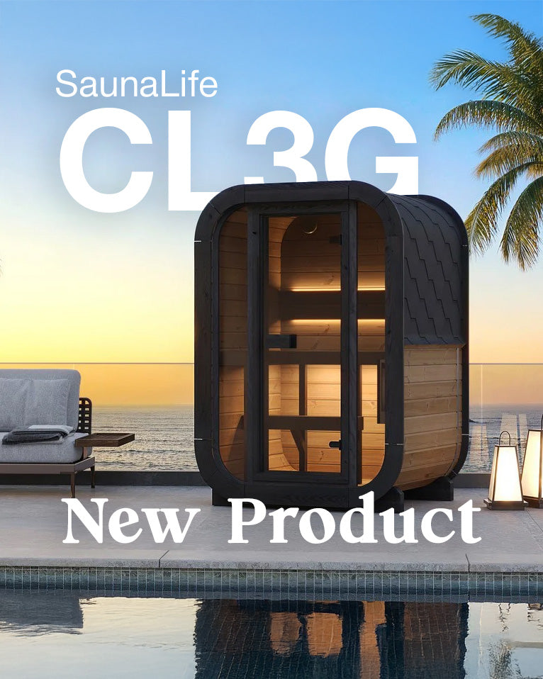 SaunaLife CL3G 2-Person Outdoor Sauna Kit — SL CL3G New Product Hero
