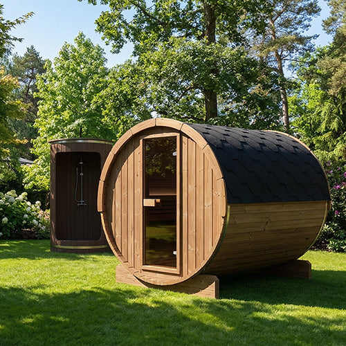 SaunaLife Model E8 Barrel Sauna