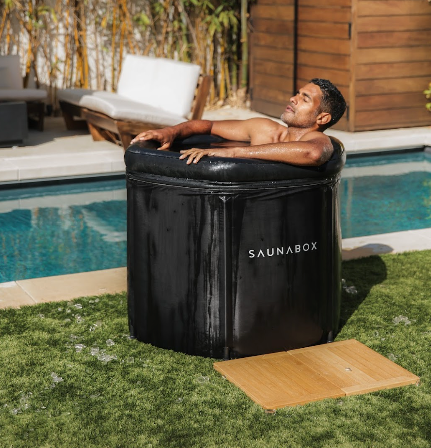 SAUNABOX® Ultimate Recovery Bundle Pro – Infrared Sauna + Cold Plunge Kit