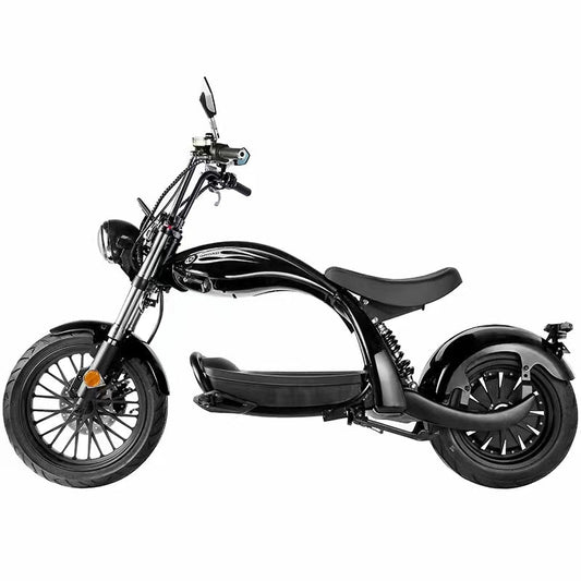 SoverSky M5 fat tire scooter on light off-road trail