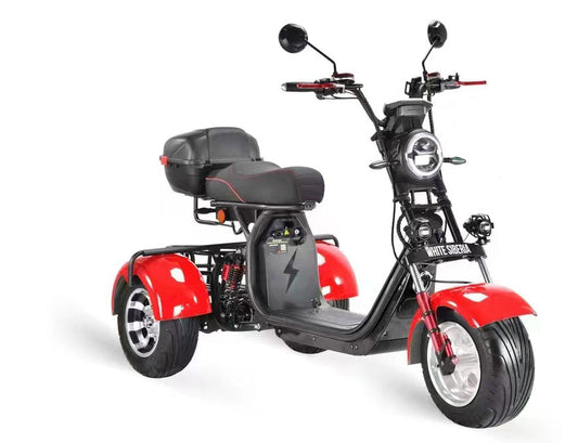 SoverSky T7.1/T7.2 Electric Fat Tire Trike – 2 kW Motor, Up to 25 mph, 70-Mile Range