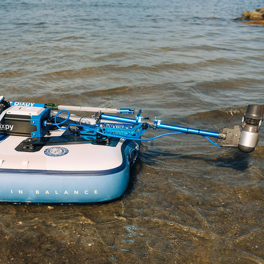 ISLE/Bixpy K‑1 Outboard Kit – Power Pole Adapter + Steering Bundle