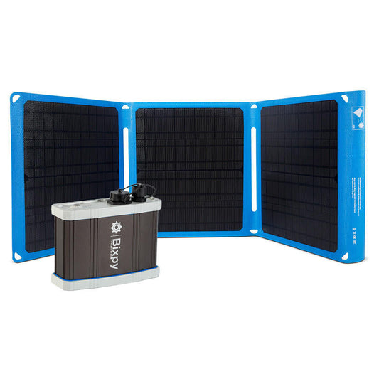 Bixpy PP‑77‑AP Power Bank & SUN45 Solar Panel Bundle