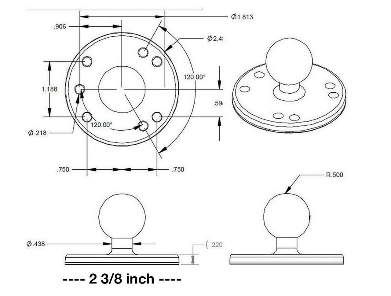 Bixpy Universal Kayak Adapter (for K‑1 & J‑2 Motors)