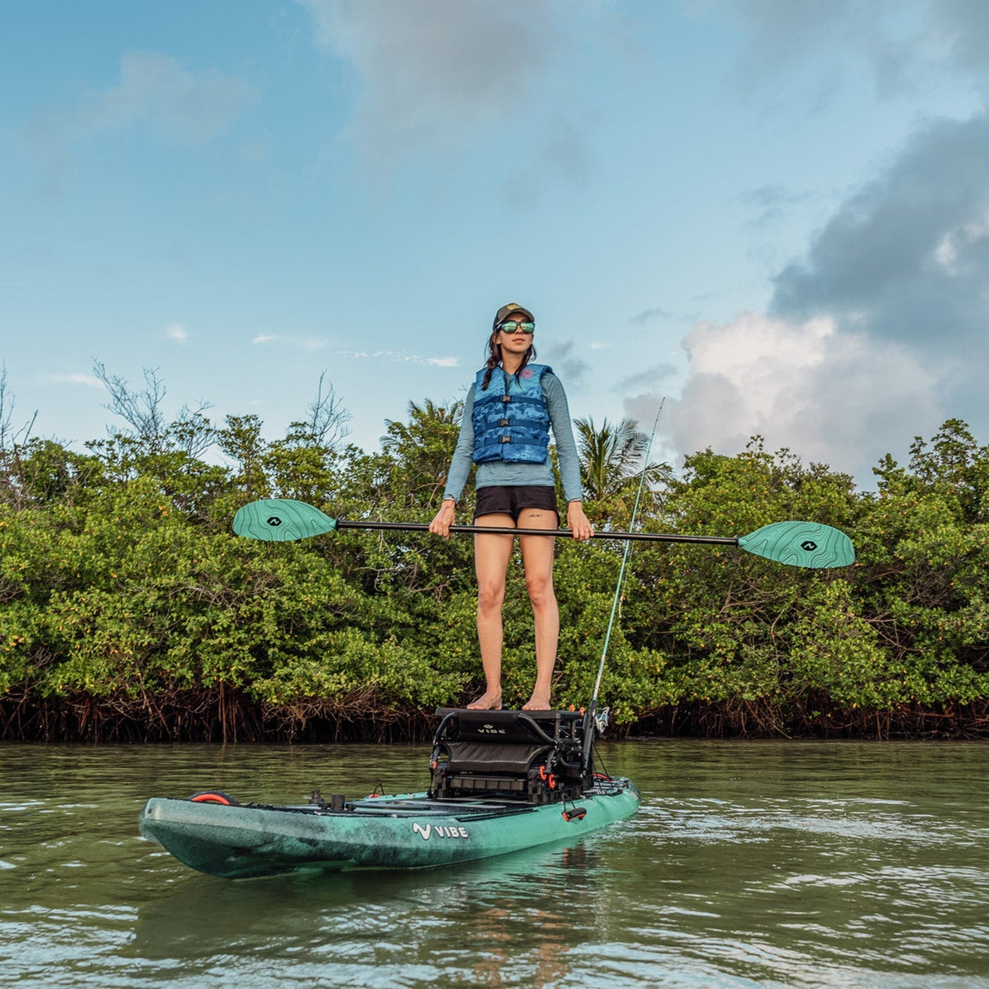 Vibe Cubera 120 Hybrid Kayak – Versatile Stand-Up Fishing SUP