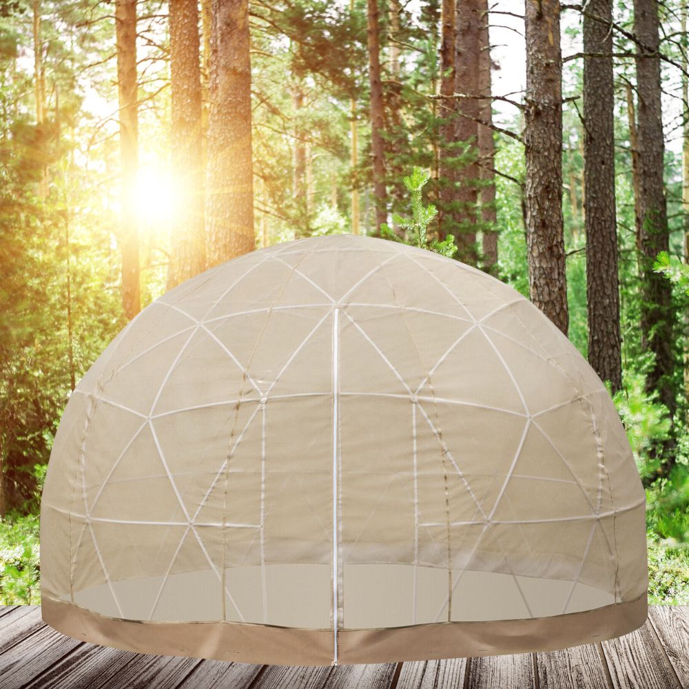 Extra Large 12FT Outdoor Igloo Garden Greenhouse Dome Tent – All‑Weather, UV‑Resistant, 10‑Person Capacity