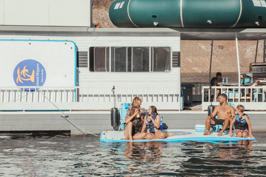 Island Hopper Island Buddy 12' x 6' Inflatable Water Platform & Dock