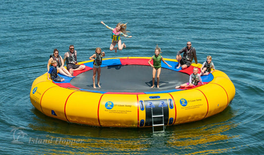 Island Hopper 25' Giant Jump Water Trampoline