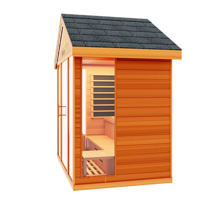 Medical Saunas Nature 9 Plus Hybrid Outdoor Sauna (Six Person)