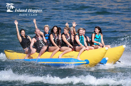 Island Hopper 10 Person Elite Class Side-by-Side Banana Boat Towable Tube