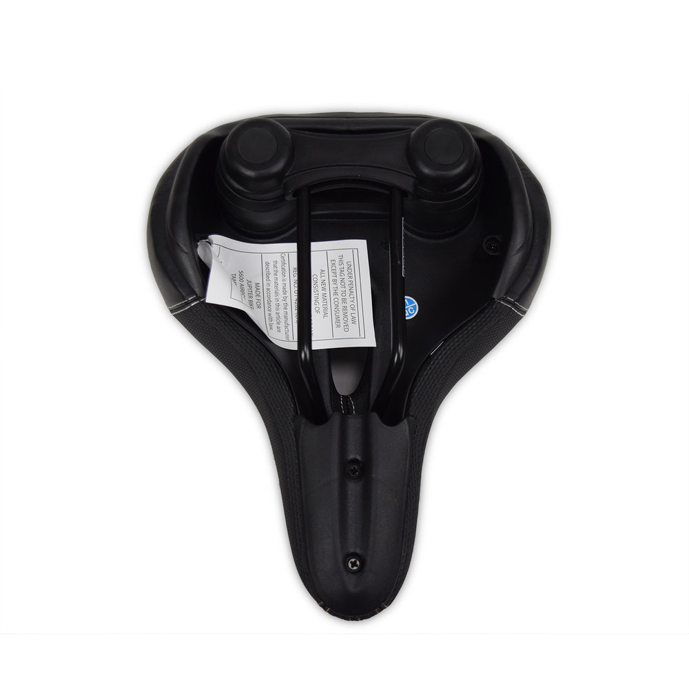 JupiterBike Mesh Top Leather Dual Spring Seat / Saddle