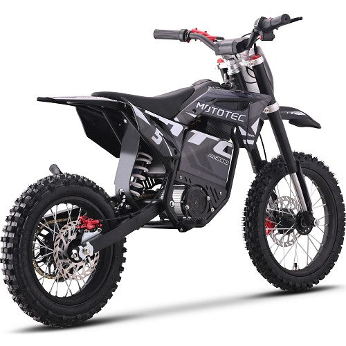MotoTec 60v 2000w Pro Electric Dirt Bike – Up to 40 MPH, Lithium Battery, Ages 13+