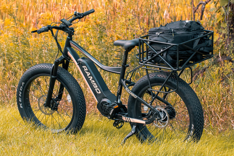 Heavy-Duty Rear Bike Basket at The Prime Pinnacle for Tough Journeys