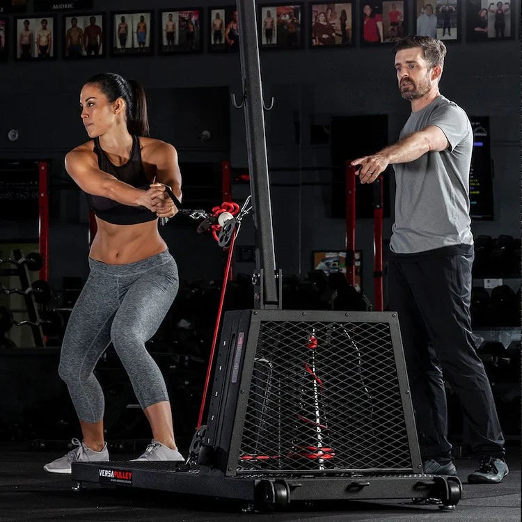 Versatile cable trainers collection offering a wide range of motion for functional training, strength building, and targeted muscle exercises