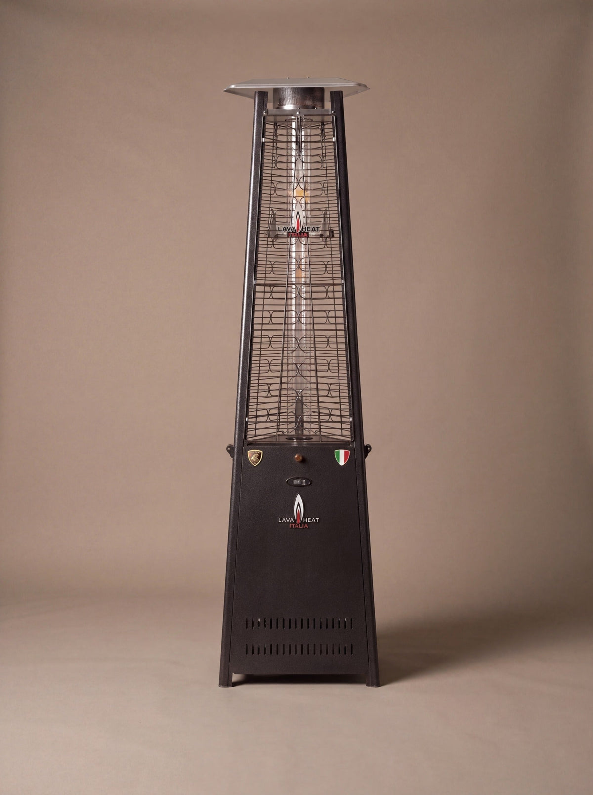 Lava Heat Italia flame tower outdoor patio heater