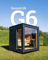 SaunaLife G6 5-Person Fully Assembled Outdoor Sauna — 01 BB SL G6