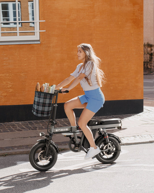 Engwe T14 Mini Folding E-Bike – 350W Motor, 33km/h Speed, Compact Urban Commuter
