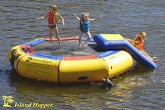 Island Hopper 10' Bounce N Splash Water Bouncer