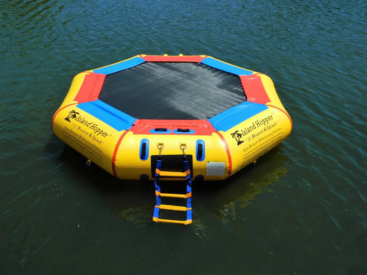 Island Hopper 10' Bounce N Splash Water Bouncer