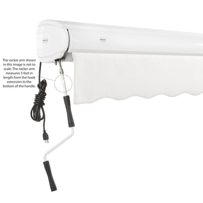 Awntech Key West Premium Electric Retractable Awning (10×8 ft, Model FCL10/FCR10‑SBY)