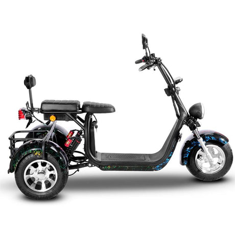 SoverSky T7.1/T7.2 Electric Fat Tire Trike – 2 kW Motor, Up to 25 mph, 70-Mile Range