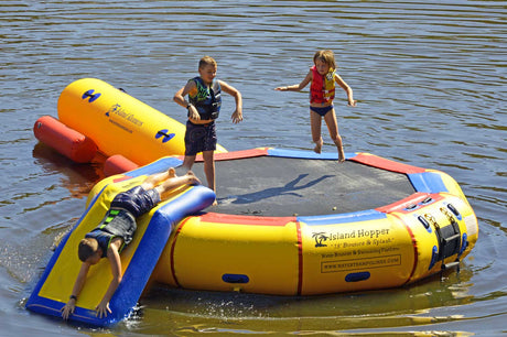 Island Hopper 13' Bounce N Splash Water Bouncer