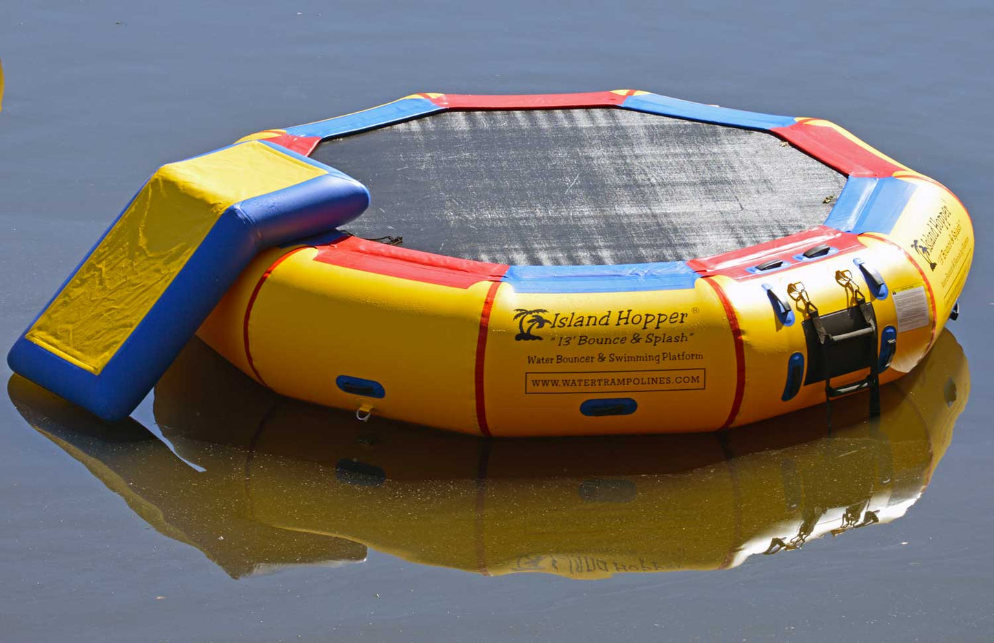 Island Hopper 13' Bounce N Splash Water Bouncer