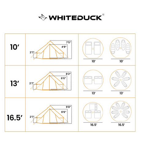 White Duck Outdoors 13' Regatta Bell Tent