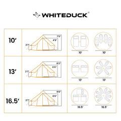 WhiteDuck Outdoors 16' Regatta Bell Tent