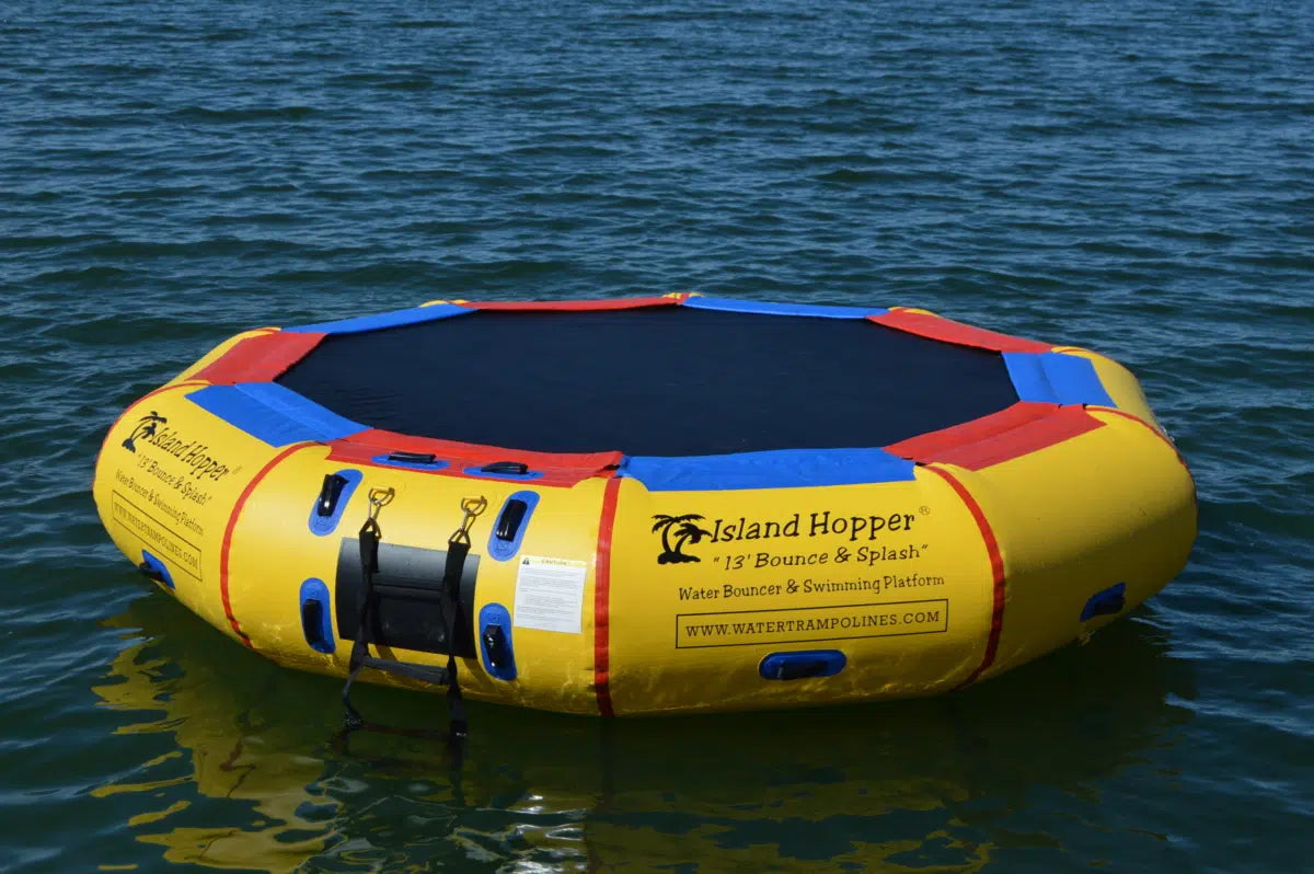 Island Hopper 13' Bounce N Splash Water Bouncer