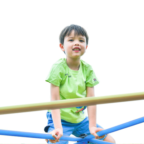 13FT Kids Climbing Jungle Gym Geometric Playground Dome Tower, 1000LBS (SAK83512)