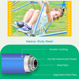 13FT Kids Climbing Jungle Gym Geometric Playground Dome Tower, 1000LBS (SAK83512)