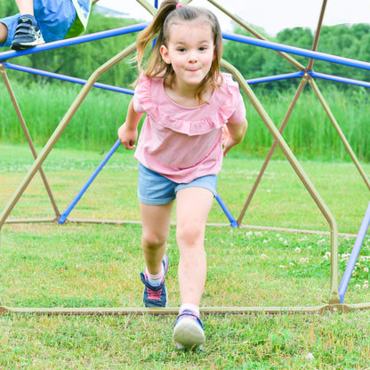 13FT Kids Climbing Jungle Gym Geometric Playground Dome Tower, 1000LBS (SAK83512)