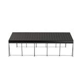 [13X26FT] Heavy-Duty Weather-Resistant Outdoor Carport With Protective Film (SAK82451)