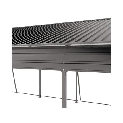 [13X26FT] Heavy-Duty Weather-Resistant Outdoor Carport With Protective Film (SAK82451)