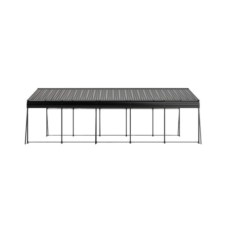 [13X26FT] Heavy-Duty Weather-Resistant Outdoor Carport With Protective Film (SAK82451)