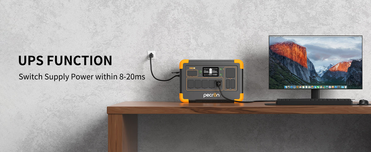 PECRON E1000LFP Solar Generator Kit – 1800W, 1024Wh LiFePO4